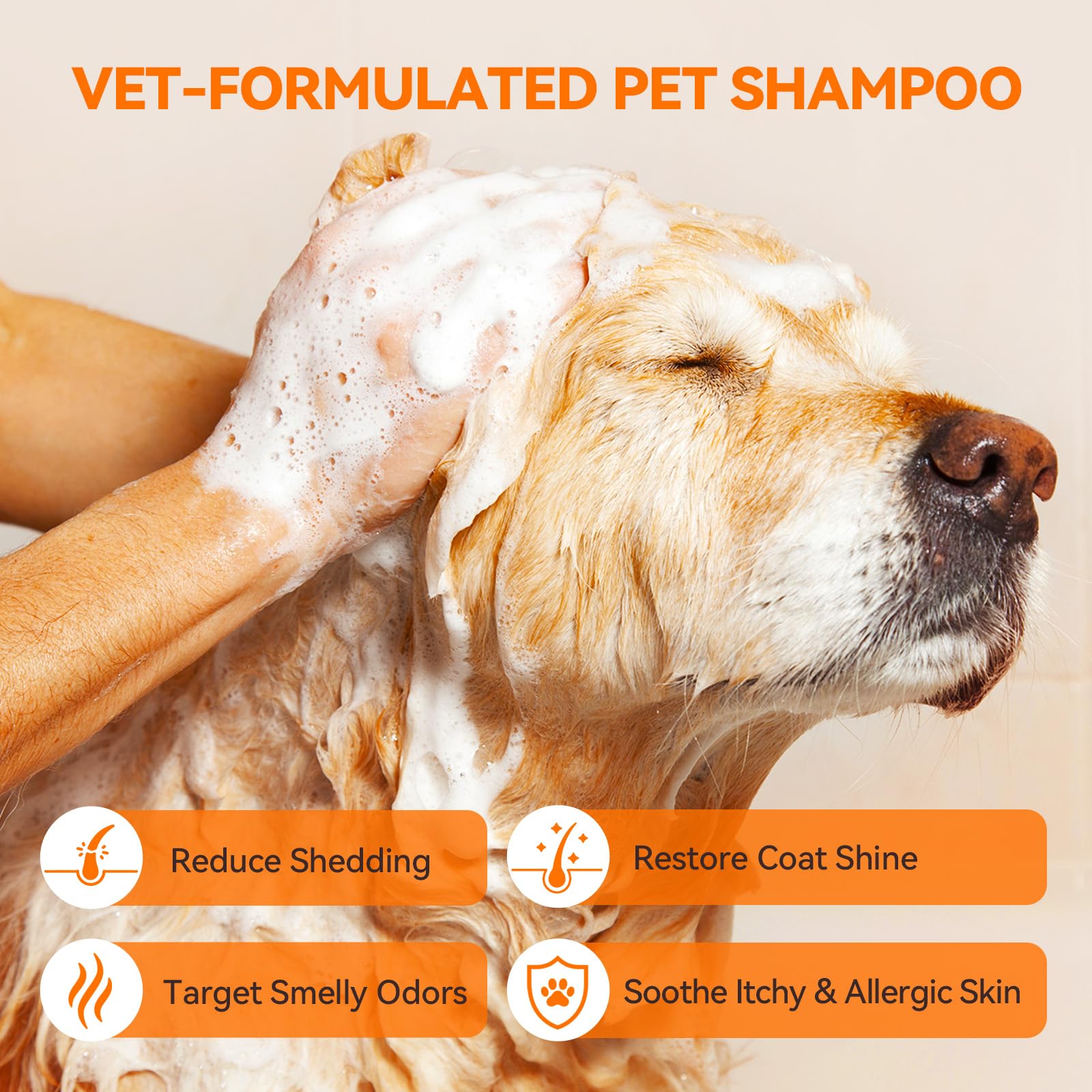 PUAINTA shampoo chien et chat - mousse légère et nettoyage en douceur.