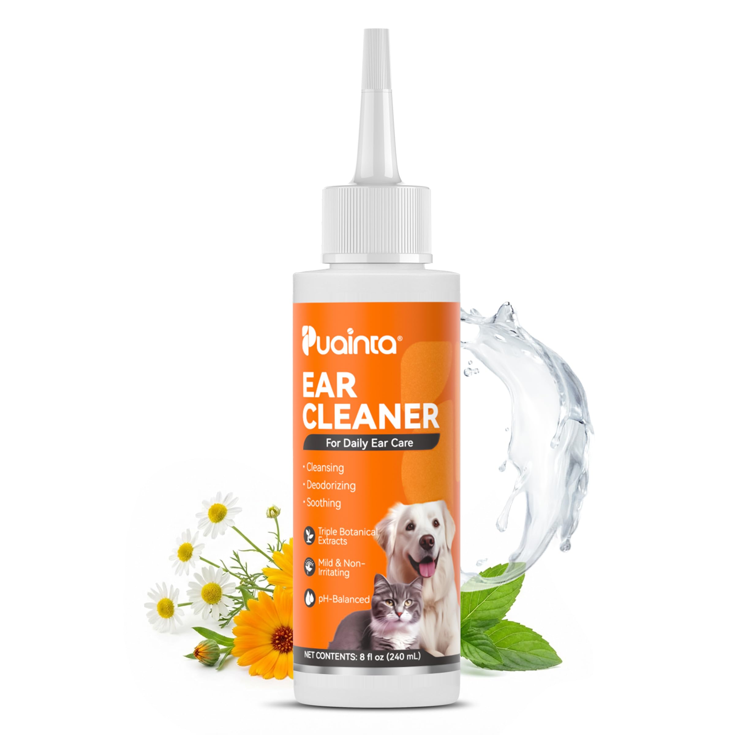 PUAINTA Solution Oreilles: bouteille 237 ml pour lavage doux et régulier.
