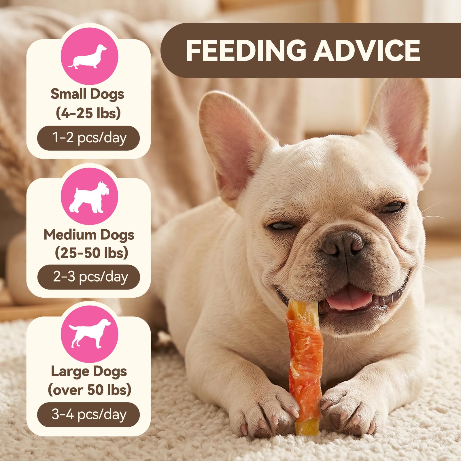 Puddonio friandises sans cuir cru, douceur sûre pour chiens.