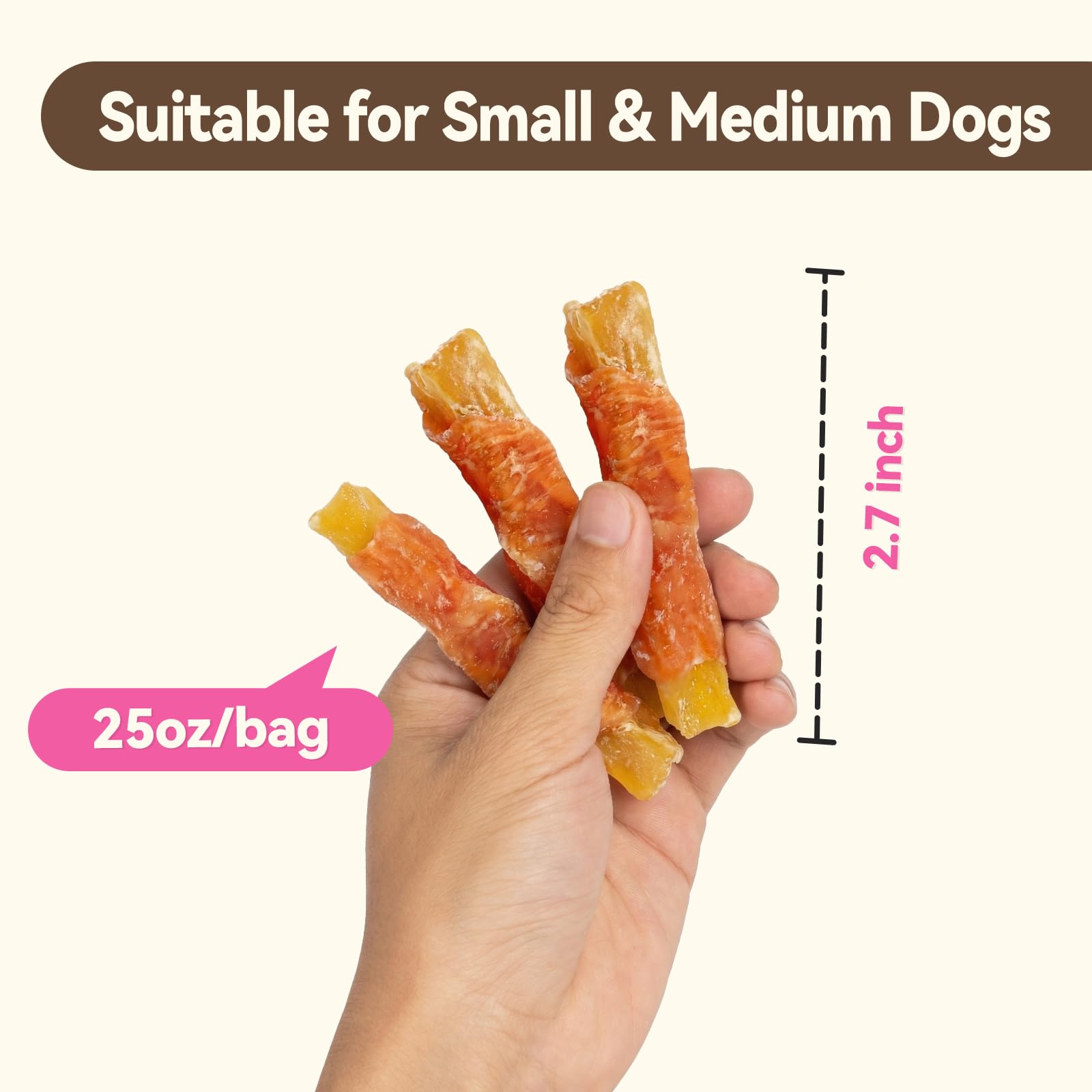 Puddonio petit format friandise idéale pour gouter quotidien des petits chiens.