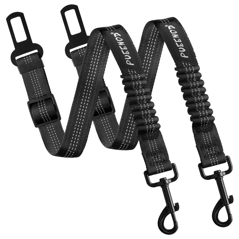 PUEENOD lot de deux ceintures chien ajustables, conduite plus sereine