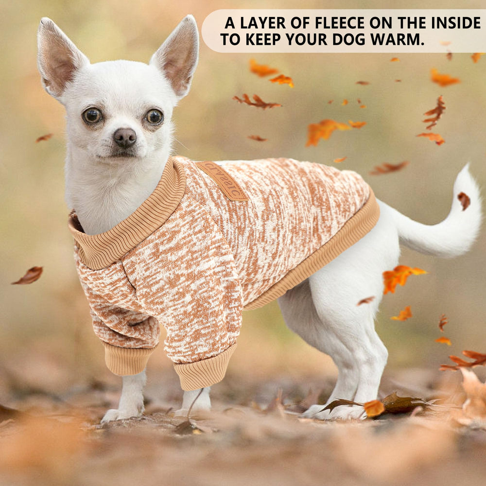 Pull-chien-petit-motif-coeur: design charmant pour moments câlins à la maison.