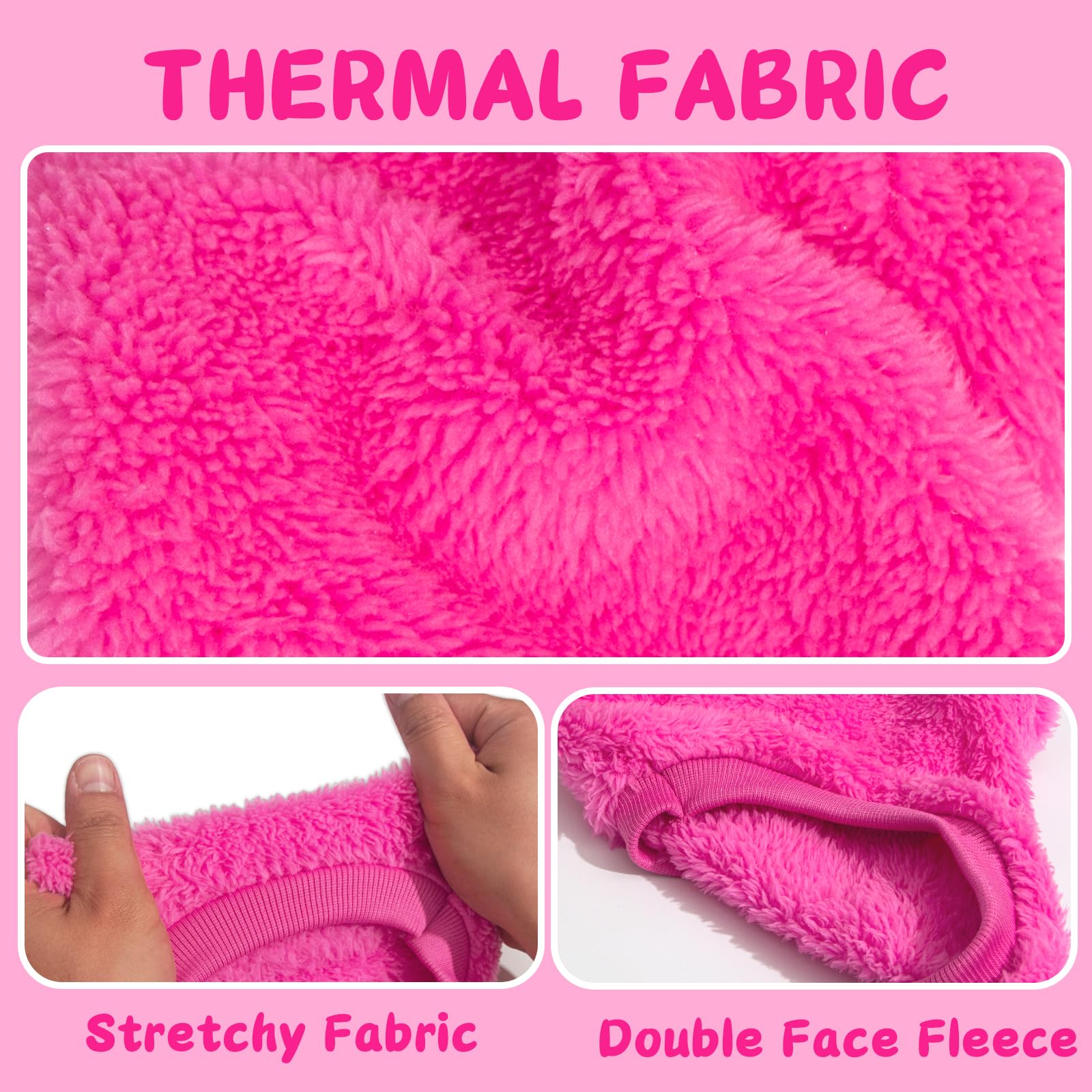 Pull pour chien petit, poitrine mesurée 14,56 pouces, ajustement sûr et confortable.