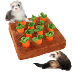 PUMEXFE Tapis-forage carotte: stimulation olfactive et jeu interactif pour petits animaux