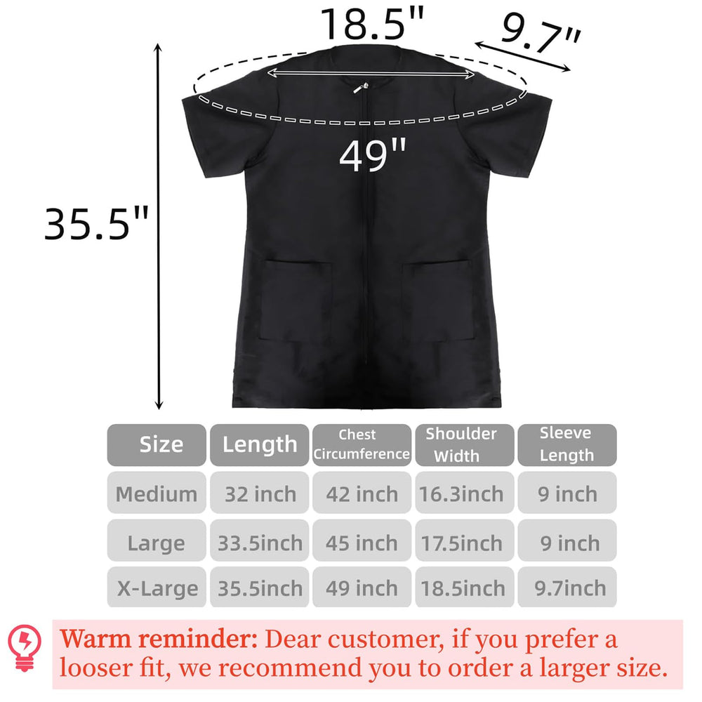 Veste Pumtus toilettage imperméable vue arriere, protection integree du vetement.
