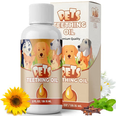 Punkin Butt huile dentition chiots — soulagement des gencives irritées grâce à une bouteille pratique.