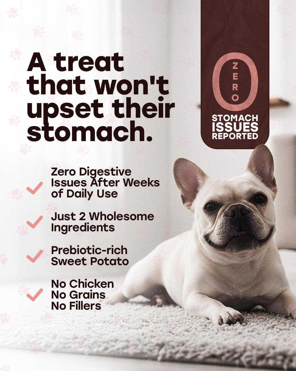 Bouchées patate douce Pup Choice Wild Catch pour digestion et énergie