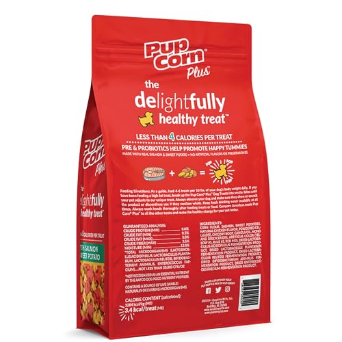 Pup Corn Plus sans arômes artificiels ni conservateurs.