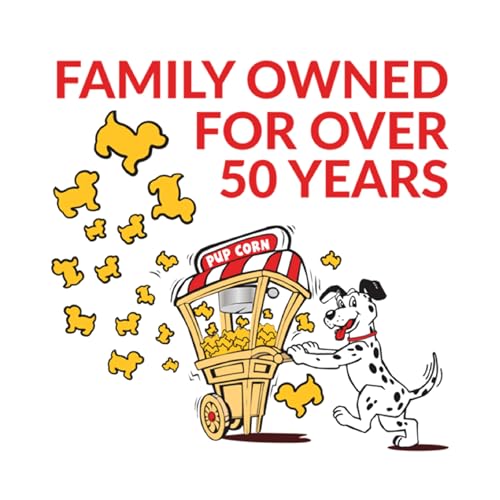 Friandises Pup Corn Plus croustillantes pour chien, récompense délicieuse.