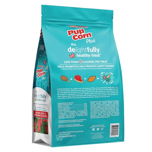 Sans arômes artificiels Pup Corn Plus, friandise naturelle et sûre