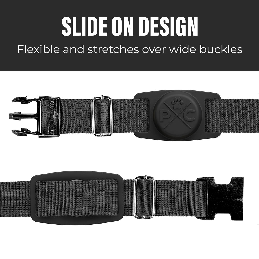Pup Culture AirTag collier chien: étui durable en silicone