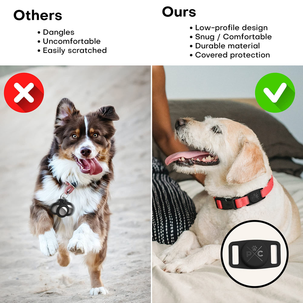 Pup Culture AirTag collier chien: sept couleurs ergonomiques