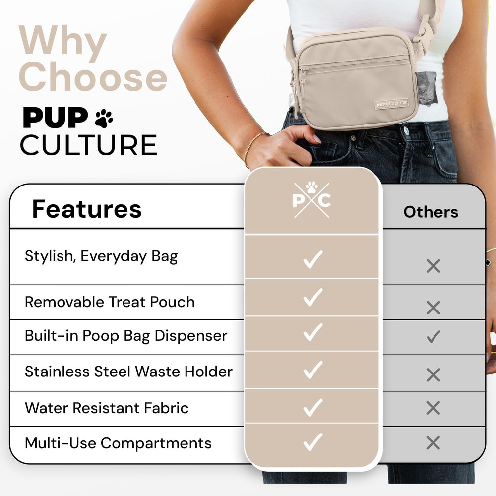 Pup Culture – Utilisation mains libres, confort lors des promenades.