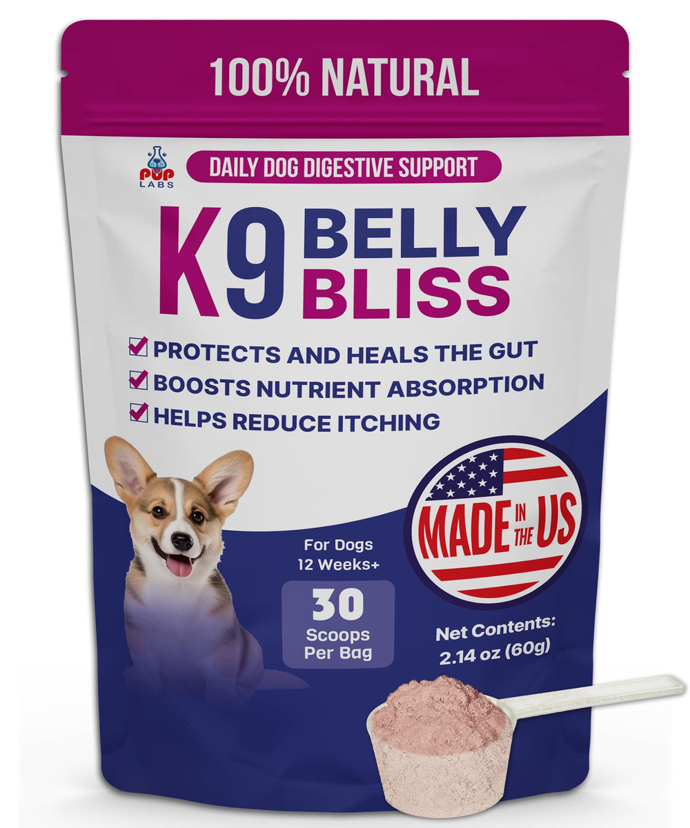 Pup Labs K9 Belly Bliss: dose-cuillere facile pour prébiotique quotidien