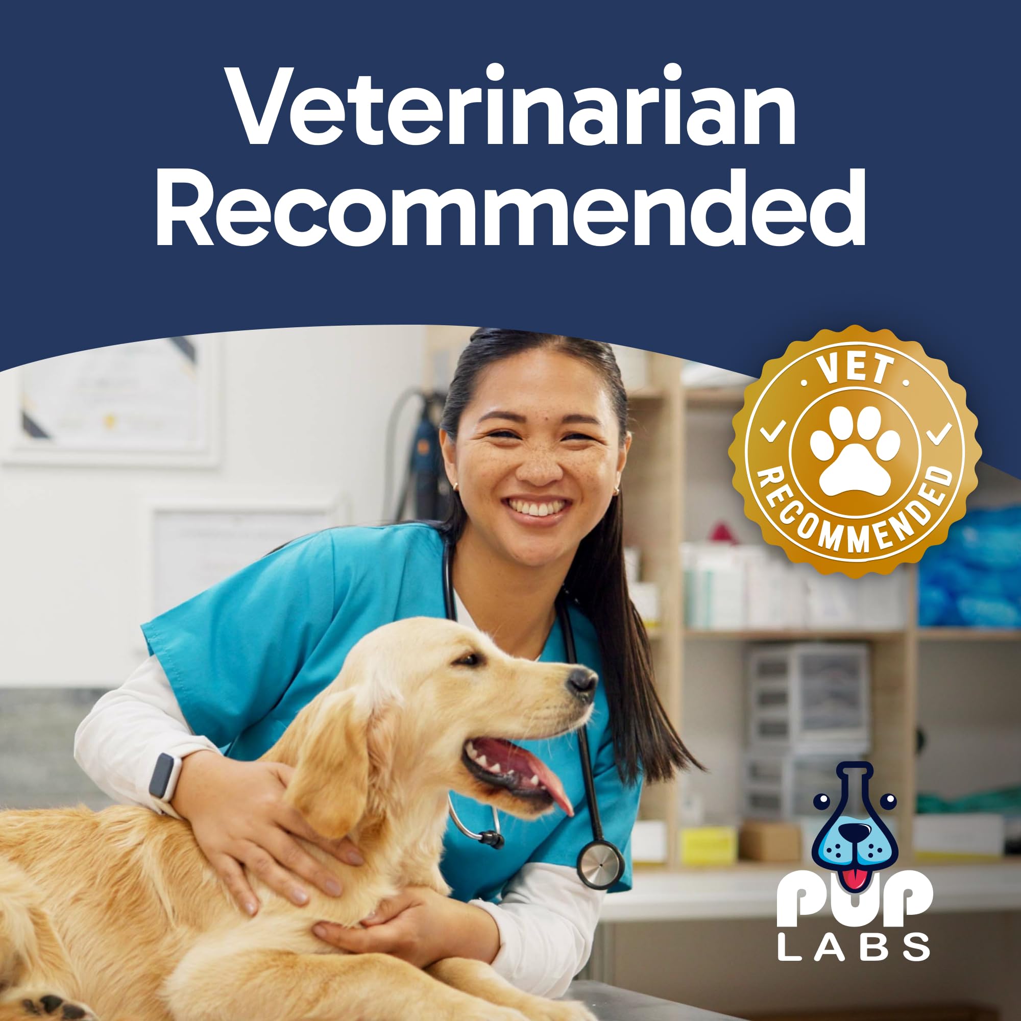 Soutien digestif et immunitaire Pup Labs pour chiens.
