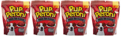 Pup-Peroni Prime Rib emballage pratique pour quatre sacs faciles e0 transporter.