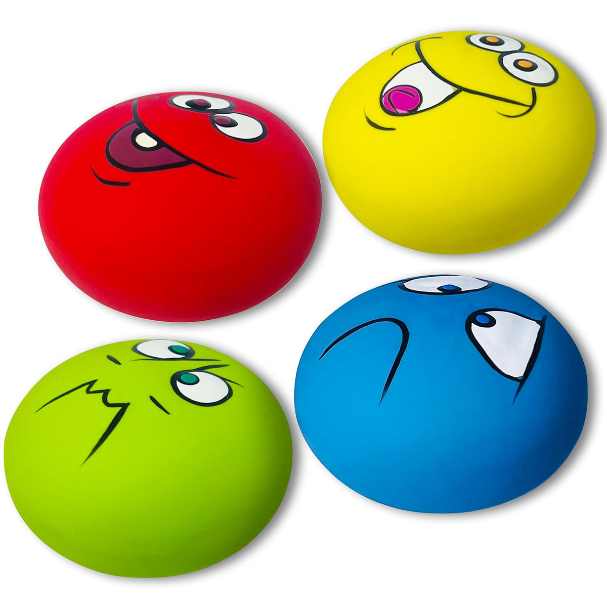 PUPATTIC balle sifflet plat en latex naturel, idéal pour jeux interactifs.