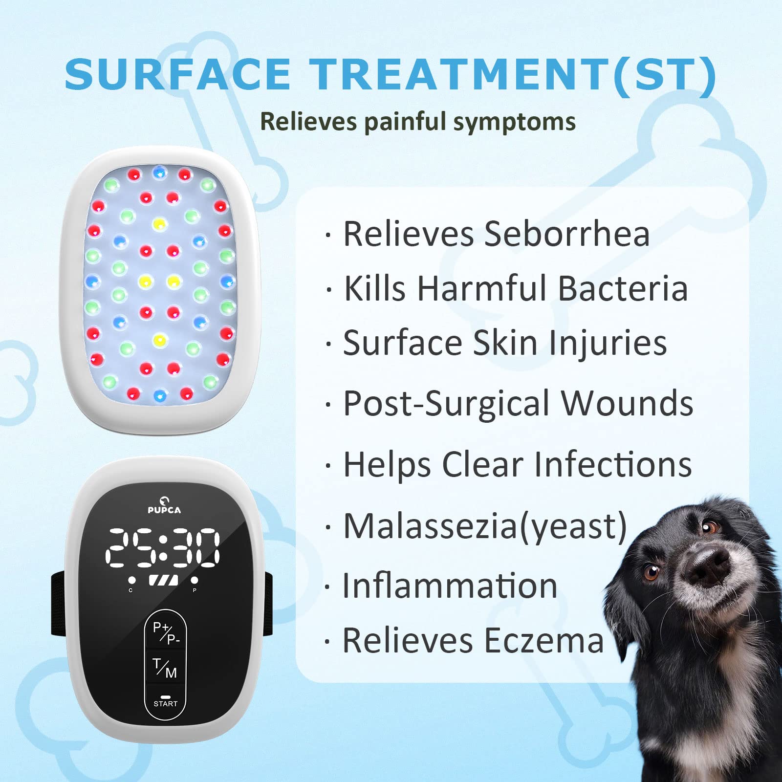 PUPCA tête ST, soin superficiel pour peau irritée et pelage sain