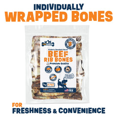 PUPDAWGS os-de-rib-longue-mastication, idéal pour chiens actifs.