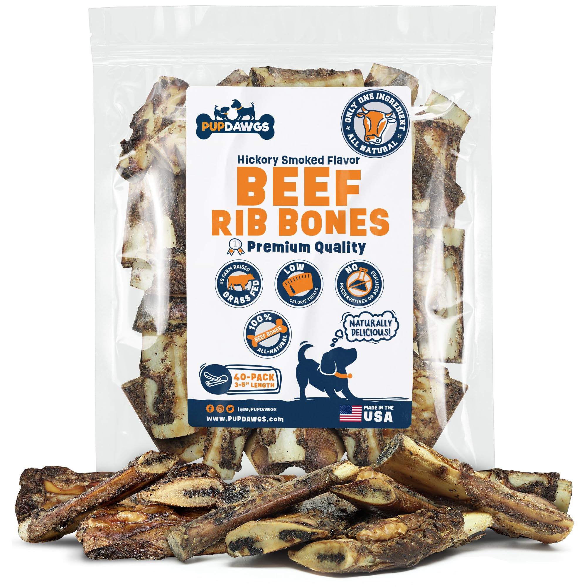 PUPDAWGS os de boeuf petite taille pour mâcher soutenu.