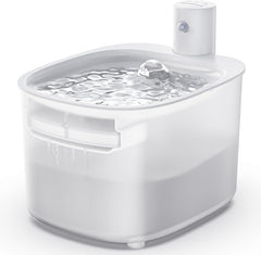 PUPERCI fontaine-eau-chat-sans-fil, utilisation flexible et silencieuse.