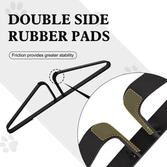 PUPETPO pieds triangulaires pour porte-gate, design noir élégant et robuste.