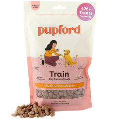 Gâteries Pupford au poulet, petite bouchée idéale pour récompenser pendant l’entraînement