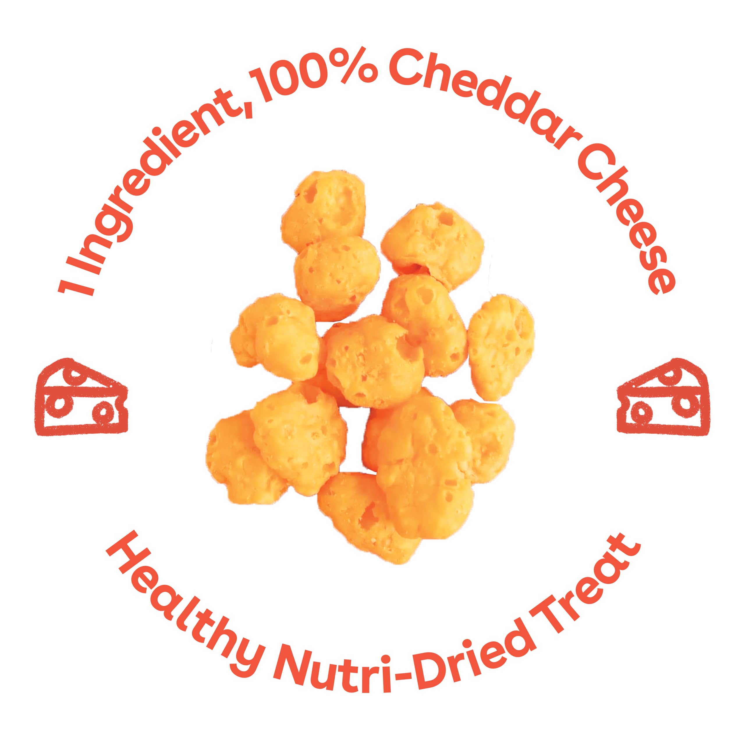 Friandises Pupford au fromage texture seche, gros plan appétissant.