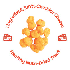 Friandises Pupford au fromage texture seche, gros plan appétissant.