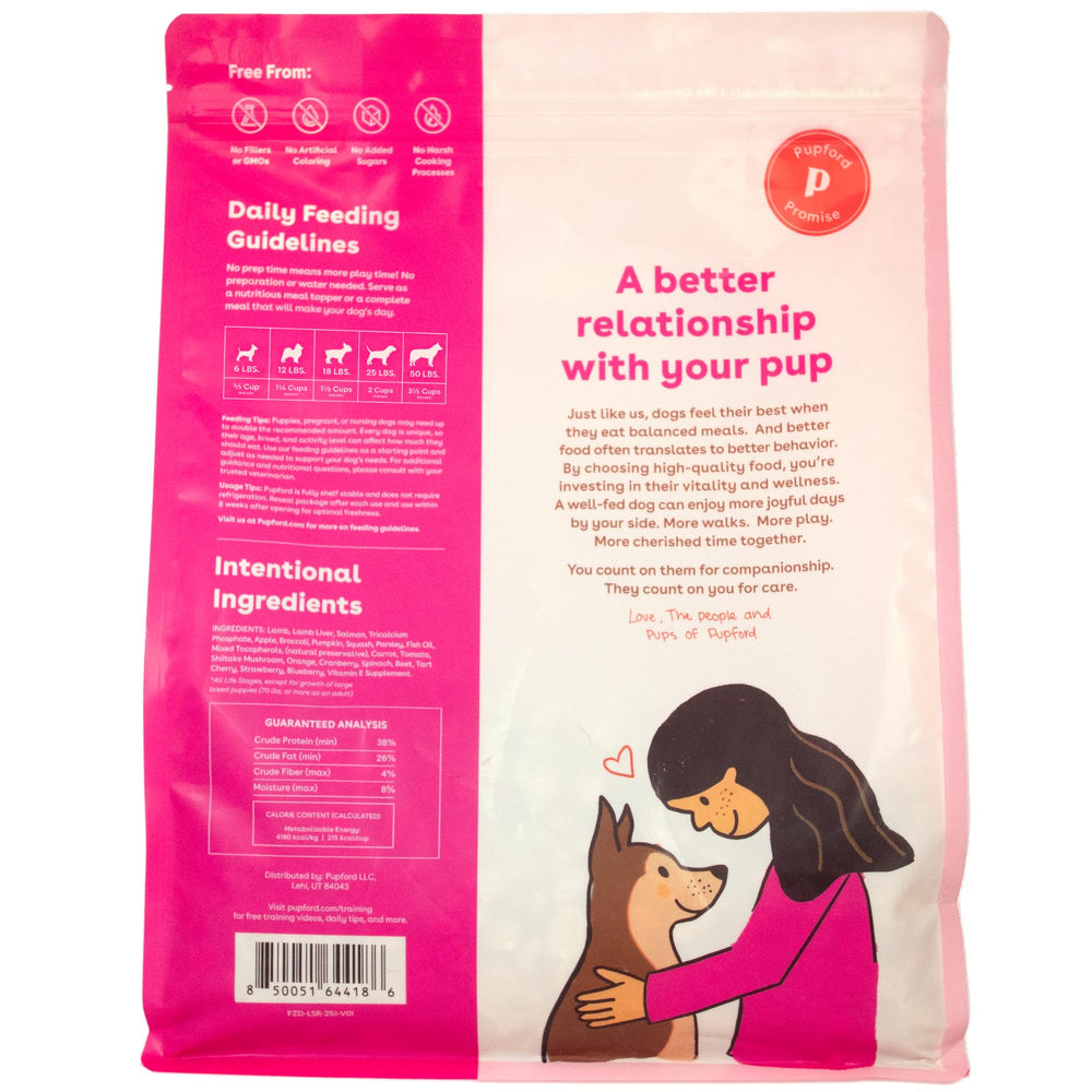 Pupford Good Dog Food protéines élevées pour énergie et performance quotidiennes.