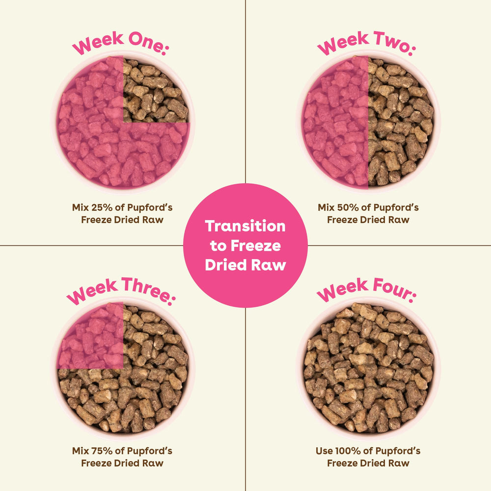 Pupford Good Dog Food sans sucre ajouté, texture naturelle et agréable.