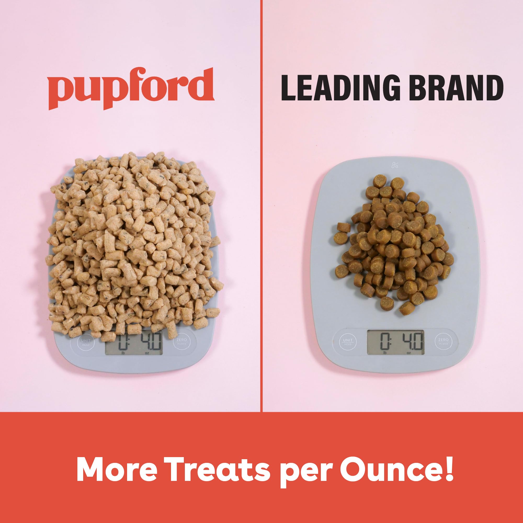 Pupford friandise saumon, poche pratique pour entraînement en extérieur.
