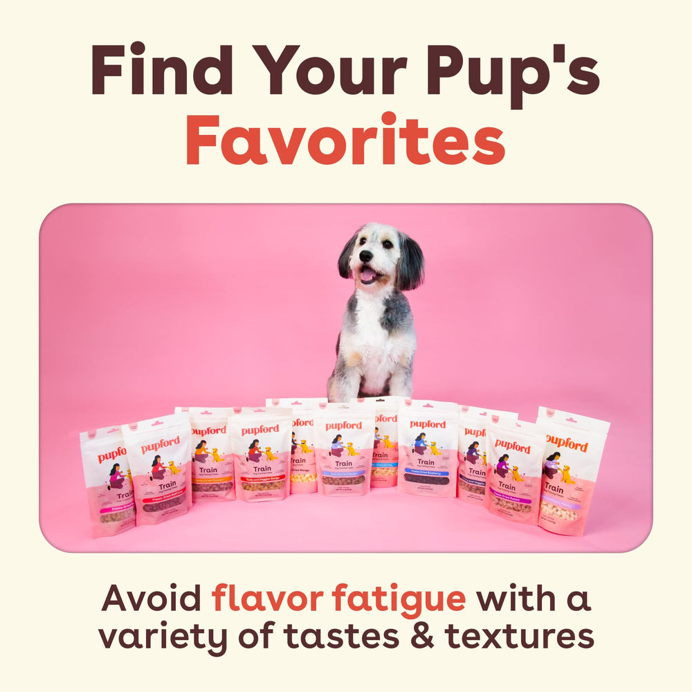 Saveurs variées Pupford pour satisfaire les goûts des chiens.