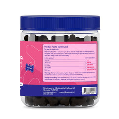 PupGrade: poudre de bleuet et potiron pour des nutriments bénéfiques.