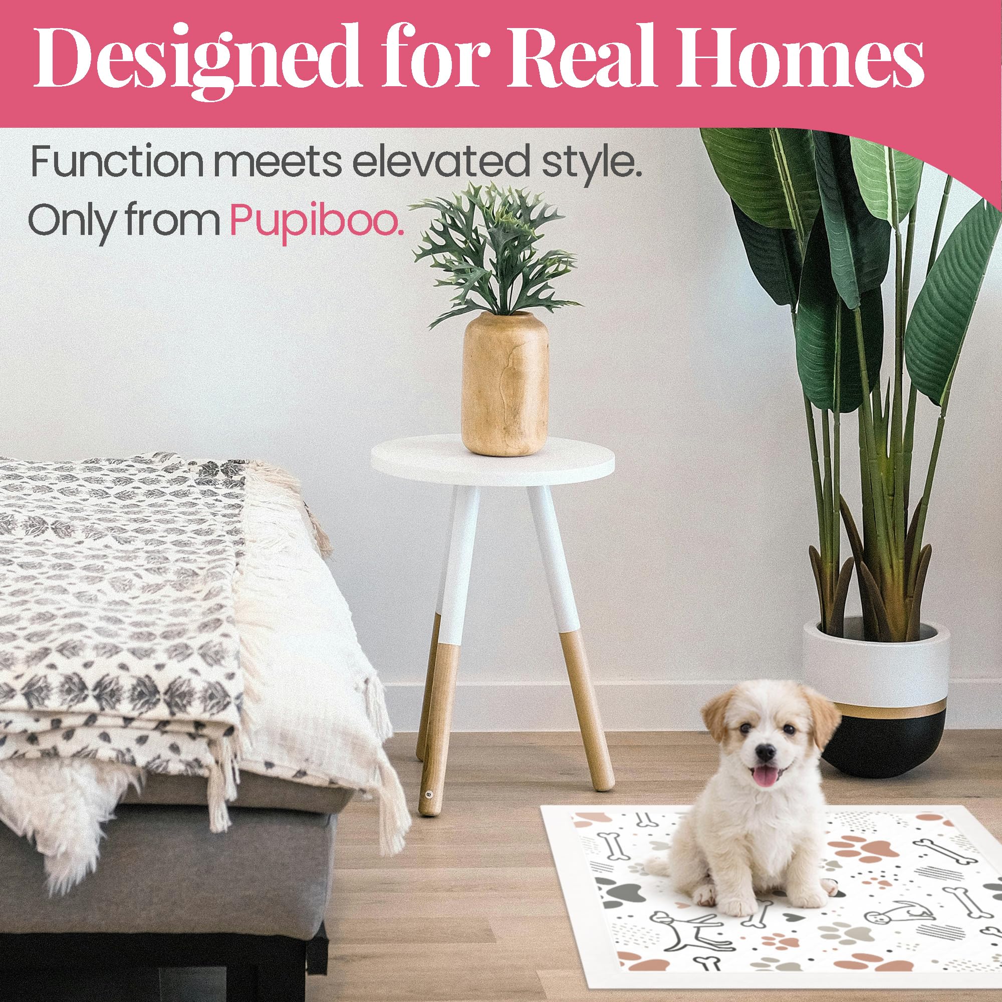 Pupiboo tapis en couleurs et motifs tendance, s'intègre à votre déco.