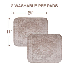 Pupiboo tapis imperméable anti-fuite retient l'humidité et les taches.