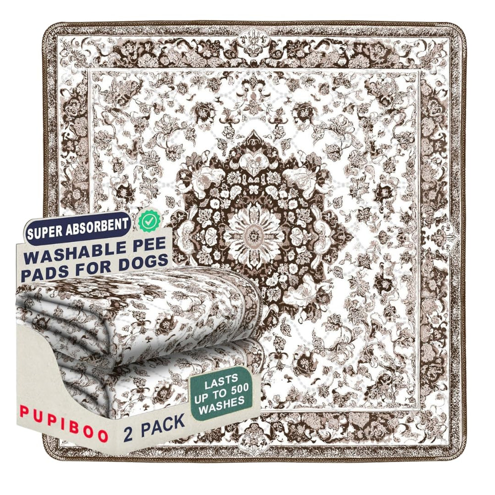 PUPIBOO Tapis lavable anti-fuite pour chien, protection durable du sol.