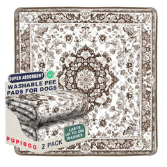 PUPIBOO Tapis lavable anti-fuite pour chien, protection durable du sol.