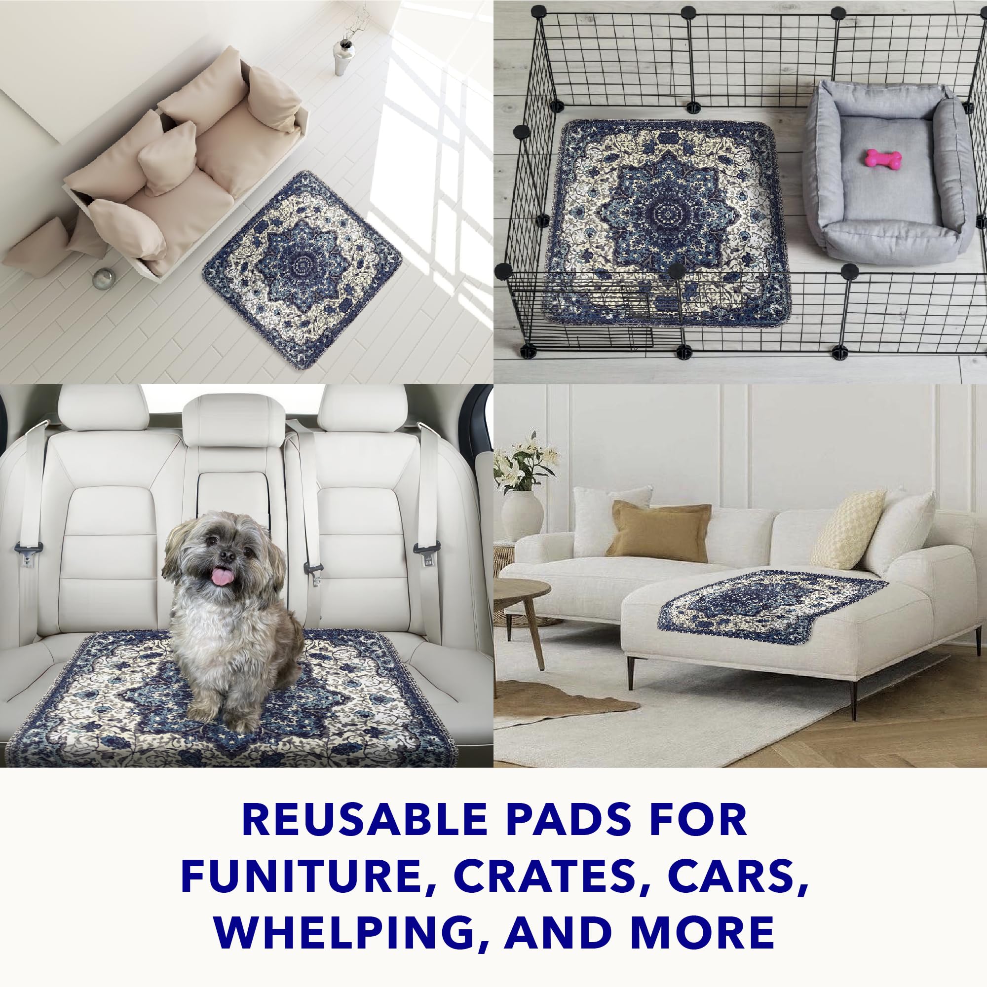 Tapis PUPIBOO lavable en machine, économique et durable.