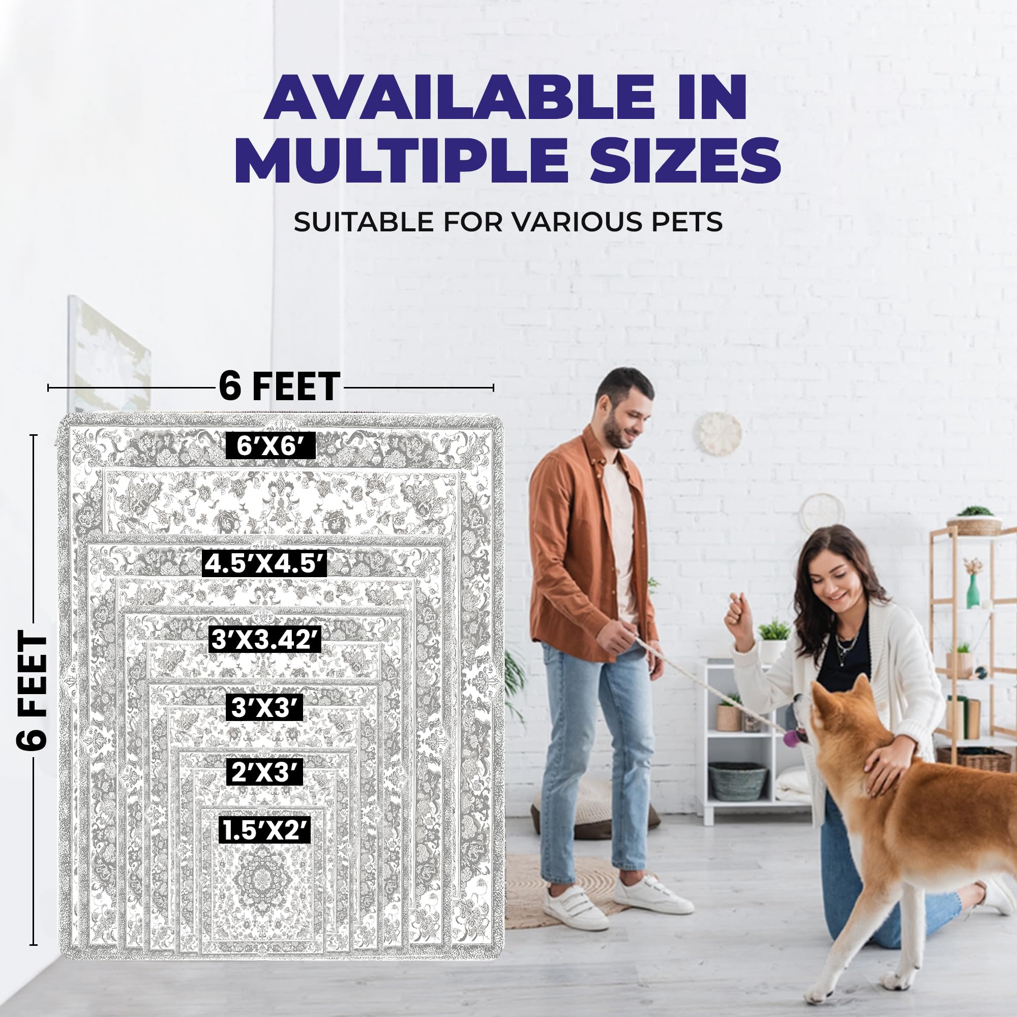 PUPIBOO Tapis de protection sols et meubles lors des accidents.