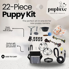 PupLuxe Collier-laisse réfléchissants chiot: sécurité et contrôle lors des promenades.