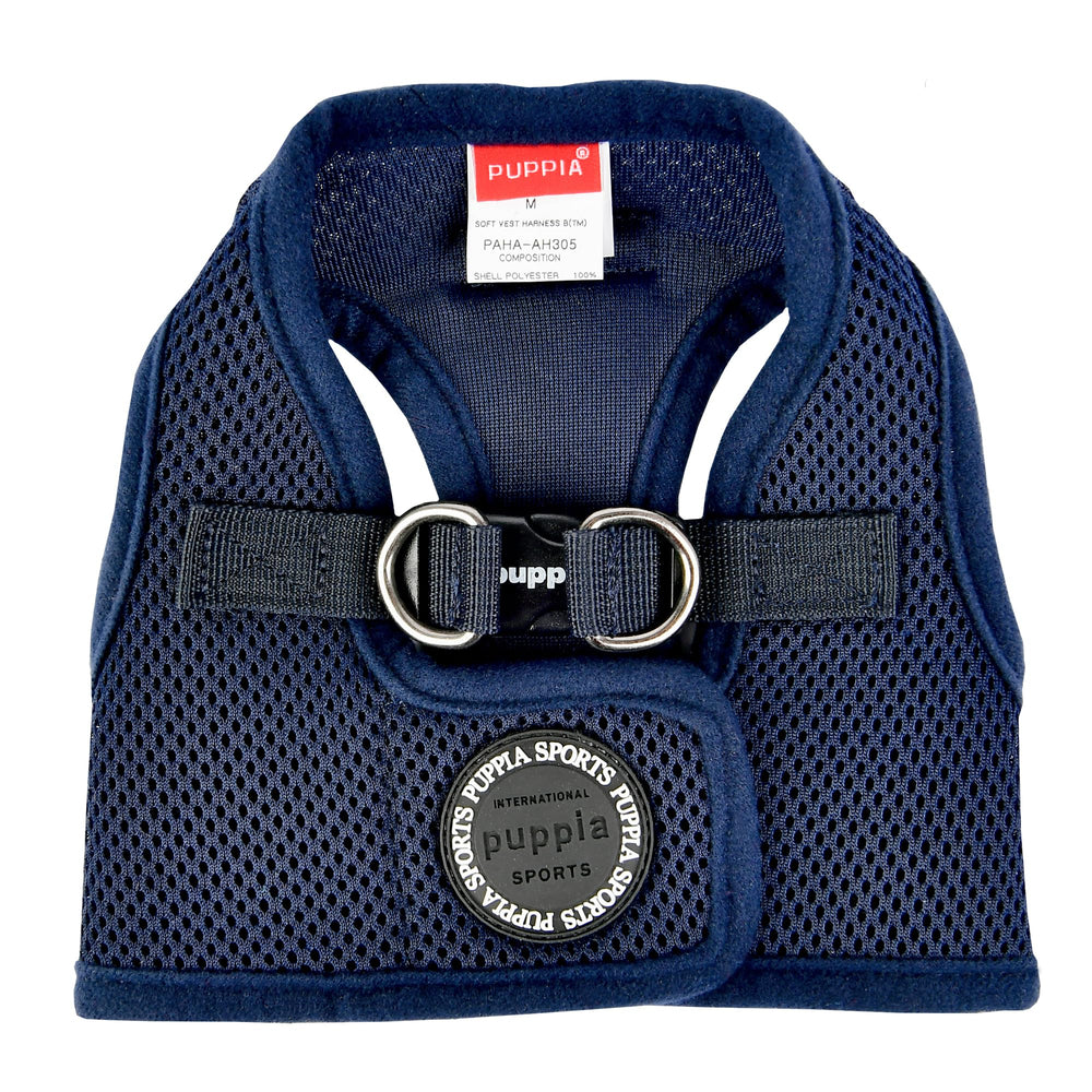 Puppia harnais doux vest-fermeture-velcro-et-clips: ajustement sûr sans pression sur le cou