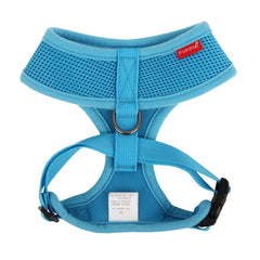 Harnais Puppia maille triple respirante en bleu ciel, ventilation améliorée