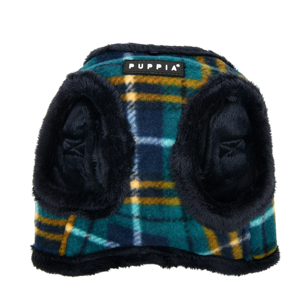 Harnais Puppia Norman Vest imprimé carreaux pour un look chic et confortable
