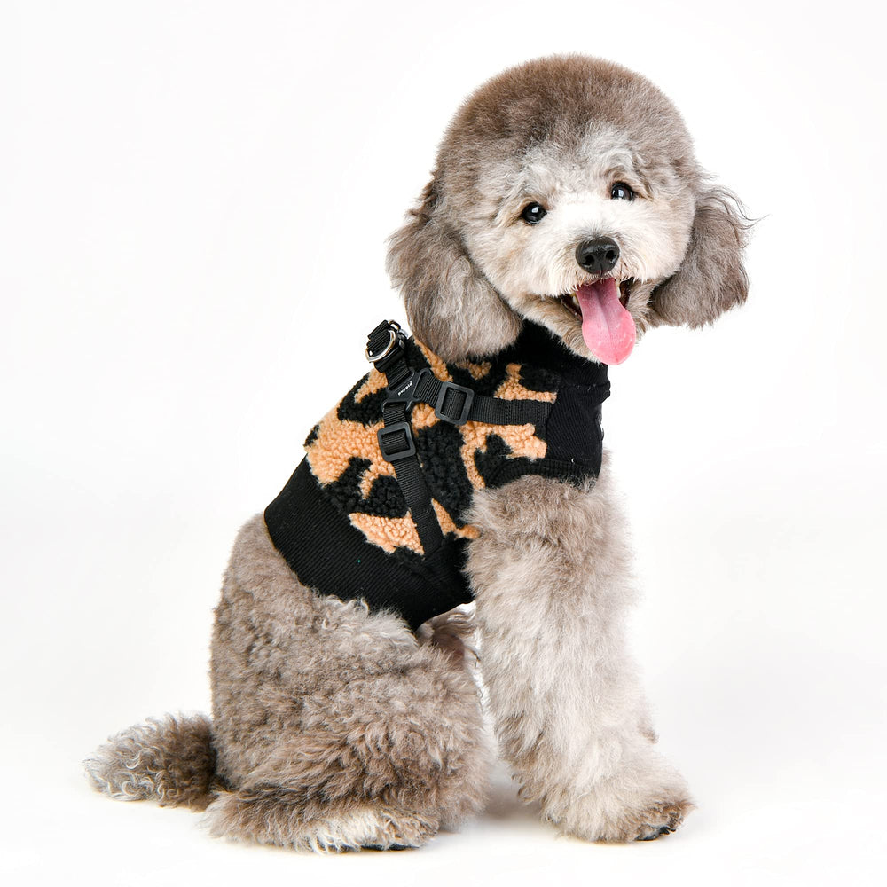 Puppia Serval Jacket Harnais taille moyenne, ajustement sûr et confortable