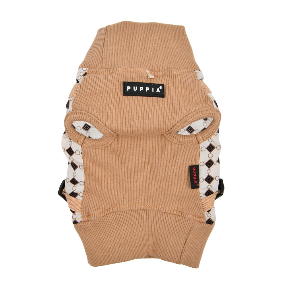 Puppia Jace : harnais avec boucle arrière rapide, pour enfiler facilement et en sécurité.