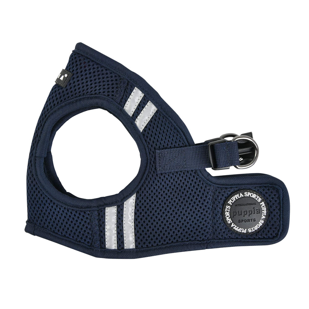 Puppia Soft Vest Harnais Pro Navy XL fermeture boucle et Velcro faciles d'utilisation.