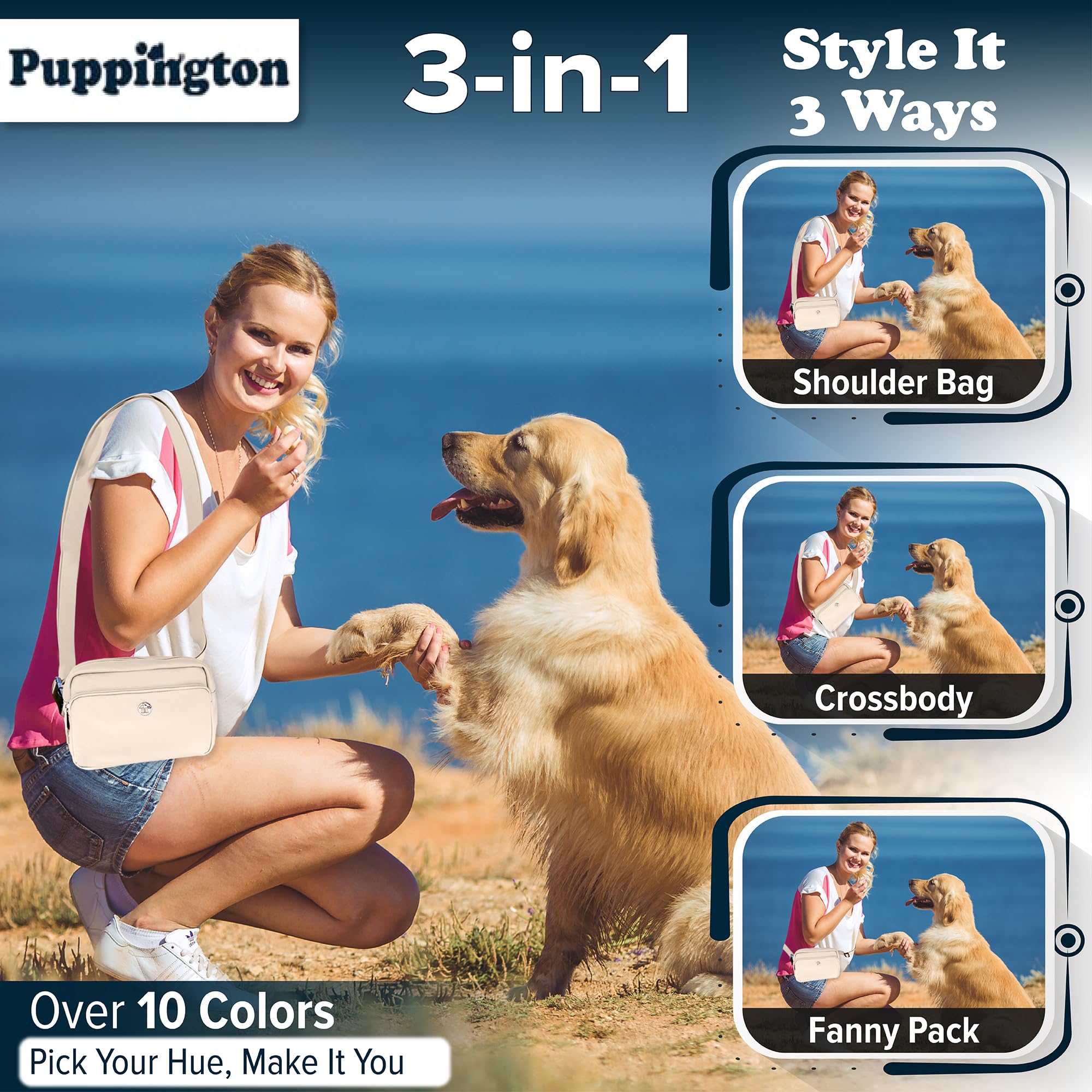 Puppington: poche récompenses intégrée, pratique pour récompenser pendant l’entraînement.