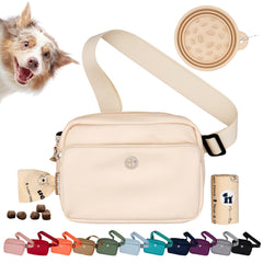 Puppington: sac bandoulière pour chien, accessoire mains-libres pour promenades et entraînements efficaces.