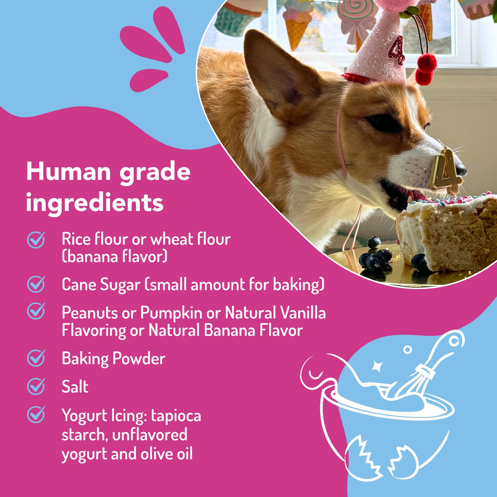 Puppy Cake emballage-pratique, facile a ouvrir et utiliser.